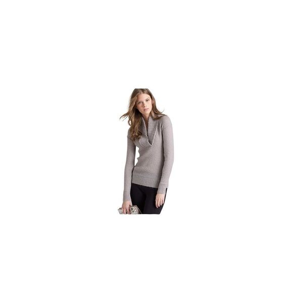 J. Crew dolce shawl collar wool mohair lightweight sweater XS EUC grey - Picture 1 of 12